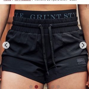 Grunt Style - Women’s GS Hybrid Shorts - Black